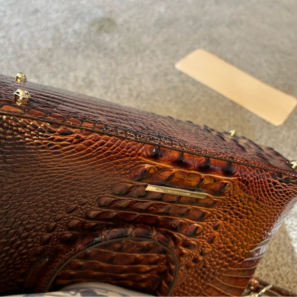 Brahmin Duxbury pecan satchel EUC - Picture 6 of 16